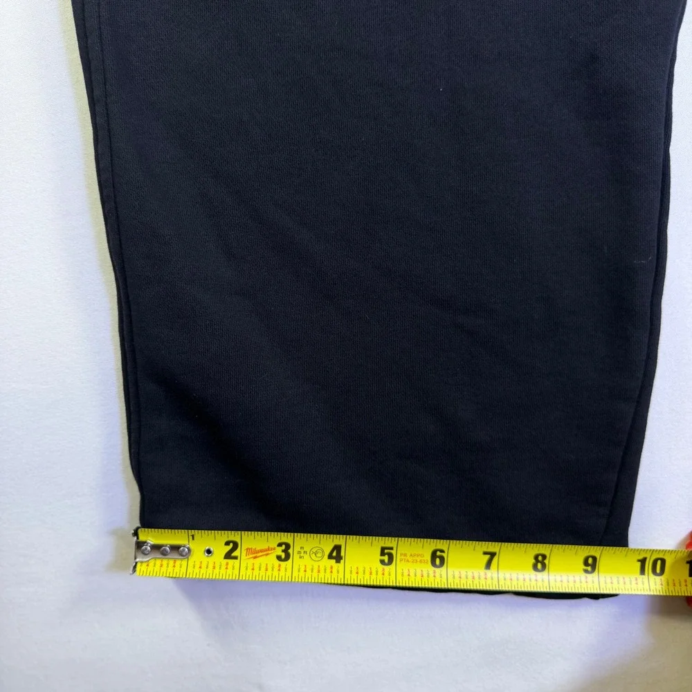 Jordan Flight Fleece Cargo Pants Unisex XL Black Wide Leg Cropped FB7012-010